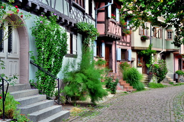 Fototapeta na wymiar Gässchen in Eguisheim