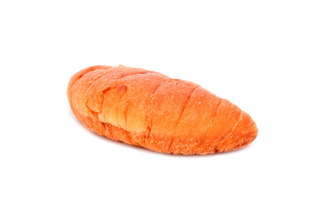 Simple croissant isolated on white