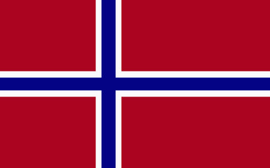Naklejka premium Norway flag,