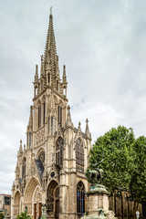 Fototapeta na wymiar Beautiful cathedral church in Nancy, France