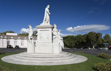 Obraz premium Queluz Queen Maria Statue