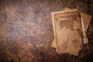 Grunge background with old photos