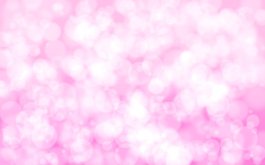 pink and white bokeh background