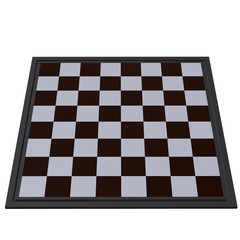 3d illustration of chess  situation