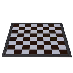 3d illustration of chess  situation