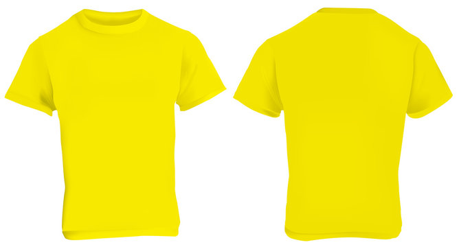 Yellow Shirt Front And Back Images – Browse 5,150 Stock Photos, Vectors,  and Video