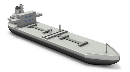 タンカーのミニチュア模型