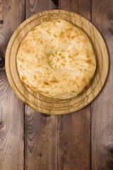 Traditional uzbek flatbread