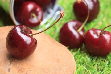 Fresh cherries