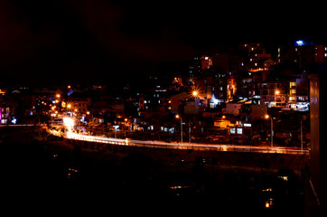 Bustling Da Lat City at Night