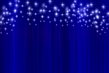 Fototapeta premium クリスマス 雪 光 背景