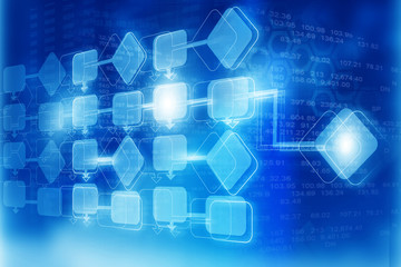 flow chart background.