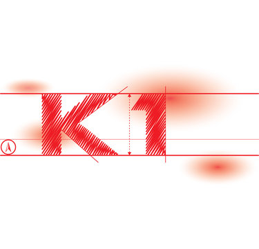 k1 redprint font