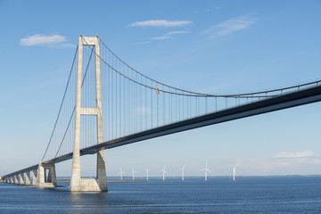 Brücke von Fünen nach Seeland, Dänemark