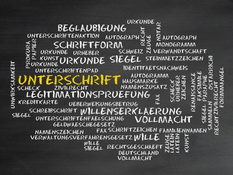 Unterschrift