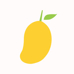 Mango icon in flat style