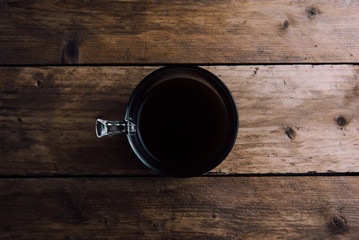 Coffee Cup on wooden table