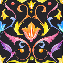 Vintage baroque victorian retro pattern