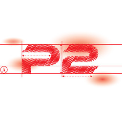 p2 redprint font