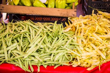 beans and sweet pepper
