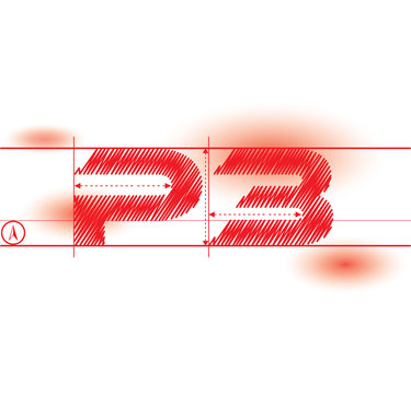 p3 redprint font
