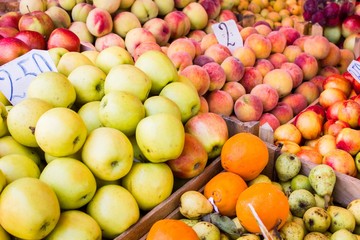 Fresh fruit at a market stall