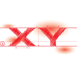 xy redprint font