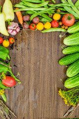 fresh vegetables on the table