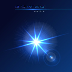 Vector abstract light effect sparkle set collection isolated