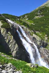 Fototapeta premium góry Tatry - wodospad Wielka Siklawa
