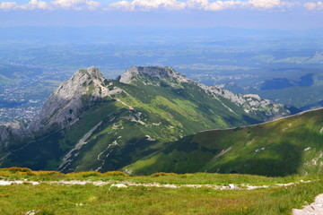 Tatry - widok na Giewont