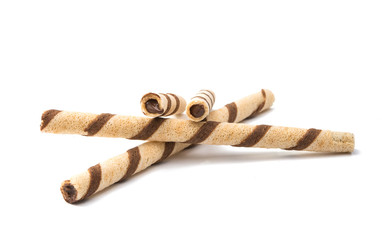 wafer rolls with chocolate