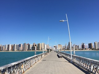 Fototapeta premium Fortaleza view from the pier
