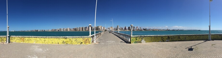 Obraz premium Fortaleza view from the pier