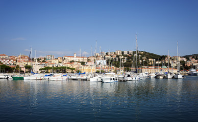 Imperia, Italy. View from the sea
