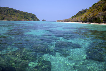 Obraz premium morze, plaża, wyspa w Tajlandii, tropikalna wyspa