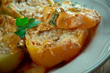 Turkish stuffed peppers