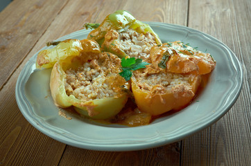 Turkish stuffed peppers