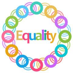 Equality Colorful Rings Circular 