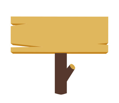 Holzschild leer Wegweiser Vektor