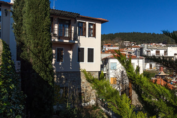 Fototapeta na wymiar Amazing view of old town of Xanthi and old house, East Macedonia and Thrace, Greece