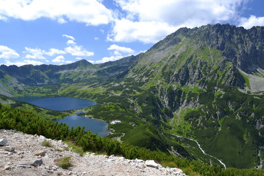 Fototapeta góry Tatry - Dolina Pięciu Stawów