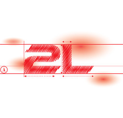 2l redprint font