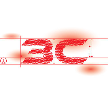 3c redprint font