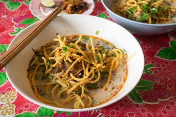 Kao Soi, a Northern Thai food