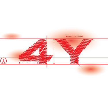 4y redprint font