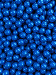 balls blue glossy vertical