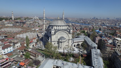Fototapeta na wymiar Aerial view of the Istanbul