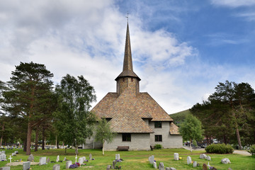 Fototapeta na wymiar Kirche in Dombås | Norwegen