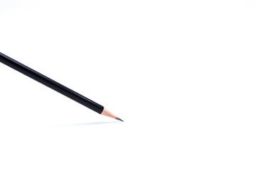 Write with black pencil.